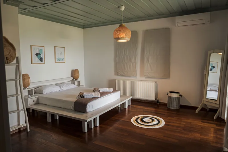 A bright bedroom